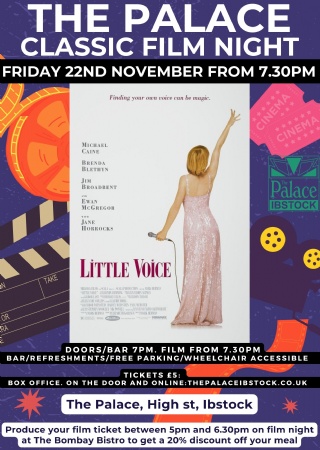 Palace Classic Film Night - Little Voice at The Palace Ibstock