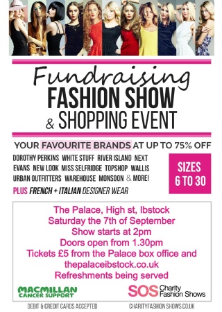 Fundraising Fashion Show and Shopping Event at The Palace Ibstock
