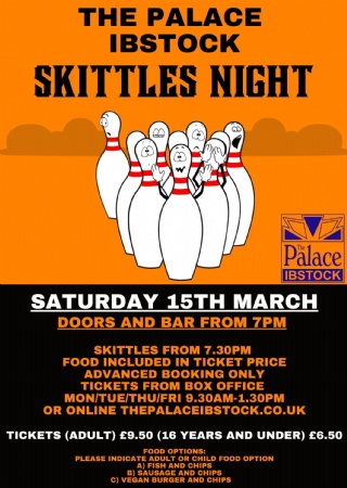 Skittles Night at The Palace Ibstock